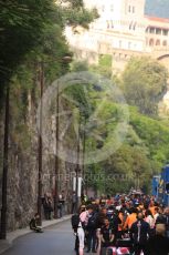 World © Octane Photographic Ltd. FIA Formula 2 (F2) – Monaco GP - Practice. The teams form up waiting to head into the paddock. Monte-Carlo, Monaco. Thursday 23rd May 2019.