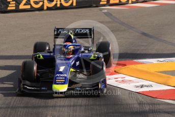 World © Octane Photographic Ltd. FIA Formula 2 (F2) – Monaco GP - Practice. Carlin - Louis Deletraz. Monte-Carlo, Monaco. Thursday 23rd May 2019
