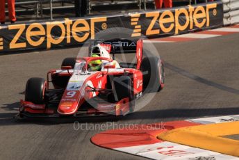 World © Octane Photographic Ltd. FIA Formula 2 (F2) – Monaco GP - Practice. Prema Racing – Mick Schumacher. Monte-Carlo, Monaco. Thursday 23rd May 2019.