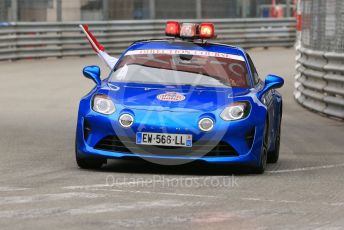 World © Octane Photographic Ltd. FIA Formula 2 (F2) – Monaco GP - Qualifying. Renault Alpine course car. Monte-Carlo, Monaco. Thursday 23rd May 2019.