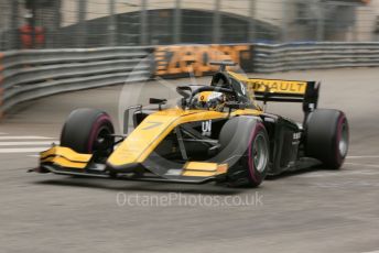 World © Octane Photographic Ltd. FIA Formula 2 (F2) – Monaco GP - Qualifying. Virtuosi Racing - Guanyu Zhou. Monte-Carlo, Monaco. Thursday 23rd May 2019.