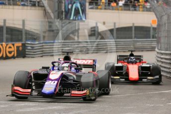 World © Octane Photographic Ltd. FIA Formula 2 (F2) – Monaco GP - Qualifying. Trident - Giuliano Alesi and MP Motorsport – Artem Markelov. Monte-Carlo, Monaco. Thursday 23rd May 2019.