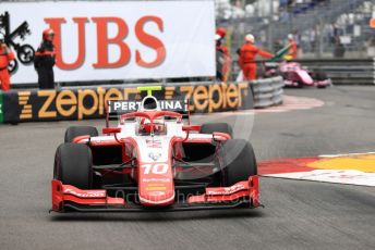 World © Octane Photographic Ltd. FIA Formula 2 (F2) – Monaco GP - Race 1. Prema Racing - Sean Gelael and BWT Arden - Anthoine Hubert. Monte-Carlo, Monaco. Friday 24th May 2019.