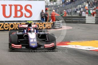 World © Octane Photographic Ltd. FIA Formula 2 (F2) – Monaco GP - Race 1. Trident - Ralph Boschung. Monte-Carlo, Monaco. Friday 24th May 2019.