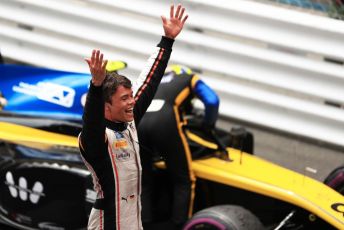 World © Octane Photographic Ltd. FIA Formula 2 (F2) – Monaco GP - Race 1 Parc Ferme. ART Grand Prix - Nyck de Vries. Monte-Carlo, Monaco. Friday 24th May 2019.