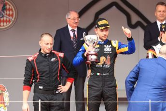 World © Octane Photographic Ltd. FIA Formula 2 (F2) – Monaco GP - Race 1 Podium. Virtuosi Racing - Luca Ghiotto. Monte-Carlo, Monaco. Friday 24th May 2019.