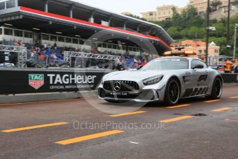 World © Octane Photographic Ltd. FIA Formula 2 (F2) – Monaco GP - Race 1. Mercedes AMG GT Safety Car. Monte-Carlo, Monaco. Friday 24th May 2019.