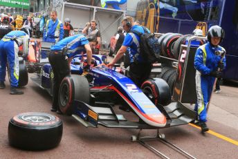 World © Octane Photographic Ltd. FIA Formula 2 (F2) – Monaco GP - Race 1. Carlin - Nobuharu Matsushita. Monte-Carlo, Monaco. Friday 24th May 2019.
