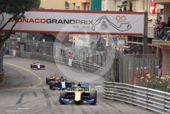 World © Octane Photographic Ltd. FIA Formula 2 (F2) – Monaco GP - Race 1. Virtuosi Racing - Luca Ghiotto. Monte-Carlo, Monaco. Friday 24th May 2019.