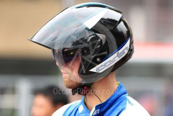 World © Octane Photographic Ltd. FIA Formula 2 (F2) – Monaco GP - Race 1. Carlin mechanic. Monte-Carlo, Monaco. Friday 24th May 2019.