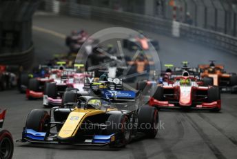 World © Octane Photographic Ltd. FIA Formula 2 (F2) – Monaco GP - Race 1. Virtuosi Racing - Luca Ghiotto. Monte-Carlo, Monaco. Friday 24th May 2019.
