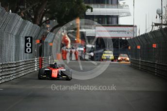 World © Octane Photographic Ltd. FIA Formula 2 (F2) – Monaco GP - Race 1. MP Motorsport - Mahaveer Raghunathan. Monte-Carlo, Monaco. Friday 24th May 2019.