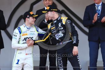 World © Octane Photographic Ltd. FIA Formula 2 (F2) – Monaco GP - Race 2. BWT Arden - Anthoine Hubert, Carlin - Louis Deletraz. Monte-Carlo, Monaco. Saturday 25th May 2019.