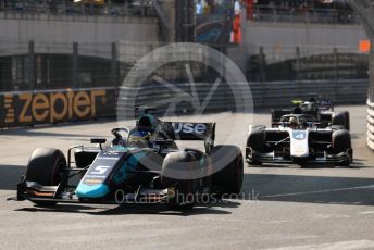 World © Octane Photographic Ltd. FIA Formula 2 (F2) – Monaco GP - Race 2. DAMS - Sergio Sette Camara and ART Grand Prix - Nyck de Vries. Monte-Carlo, Monaco. Saturday 25th May 2019.