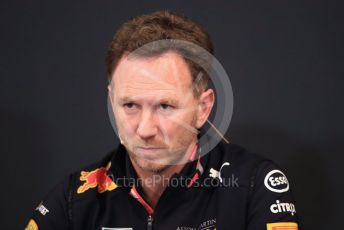 World © Octane Photographic Ltd. Formula 1 - Monaco GP. Thursday F1 Press Conference. Christian Horner - Team Principal of Red Bull Racing. Monte-Carlo, Monaco. Thursday 23rd May 2019.