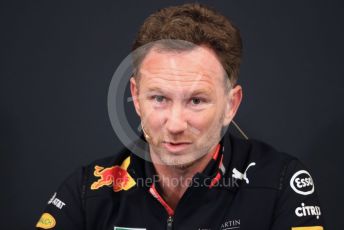 World © Octane Photographic Ltd. Formula 1 - Monaco GP. Thursday F1 Press Conference. Christian Horner - Team Principal of Red Bull Racing. Monte-Carlo, Monaco. Thursday 23rd May 2019.