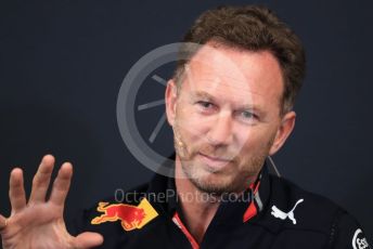 World © Octane Photographic Ltd. Formula 1 - Monaco GP. Thursday F1 Press Conference. Christian Horner - Team Principal of Red Bull Racing. Monte-Carlo, Monaco. Thursday 23rd May 2019.
