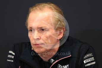 World © Octane Photographic Ltd. Formula 1 - Monaco GP. Thursday FIA Team Press Conference. Andy Stevenson – Sporting Director at SportPesa Racing Point. Monte-Carlo, Monaco. Thursday 23rd May 2019.