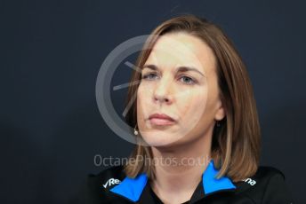 World © Octane Photographic Ltd. Formula 1 - Monaco GP. Thursday FIA Team Press Conference. Claire Williams - Deputy Team Principal of ROKiT Williams Racing. Monte-Carlo, Monaco. Thursday 23rd May 2019.