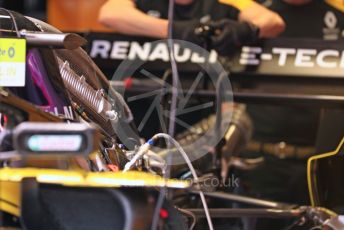 World © Octane Photographic Ltd. Formula 1 – Monaco GP. Pitlane. Renault Sport F1 Team RS19. Monte-Carlo, Monaco. Friday 24th May 2019.