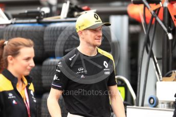 World © Octane Photographic Ltd. Formula 1 – Monaco GP. Pitlane. Renault Sport F1 Team RS19 – Nico Hulkenberg. Monte-Carlo, Monaco. Friday 24th May 2019.