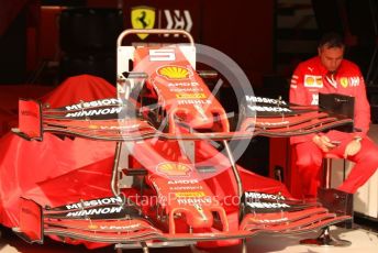 World © Octane Photographic Ltd. Formula 1 – Monaco GP. Pitlane. Scuderia Ferrari SF90 – Sebastian Vettel. Monte-Carlo, Monaco. Saturday 25th May 2019.