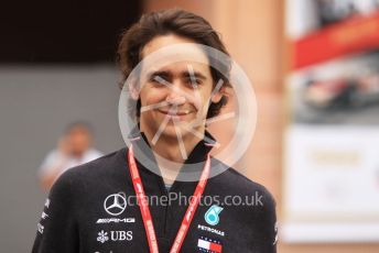 World © Octane Photographic Ltd. Formula 1 – Monaco GP. Paddock. Mercedes AMG Petronas Motorsport AMG F1 simulator and development driver- Esteban Gutierrez. Monte-Carlo, Monaco. Sunday 26th May 2019.