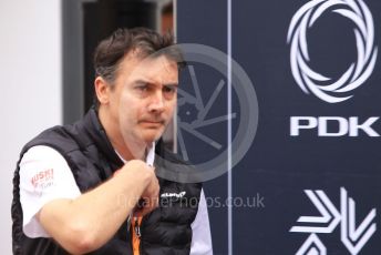 World © Octane Photographic Ltd. Formula 1 - Monaco GP. Paddock. James Key – Technical Director McLaren. Monte-Carlo, Monaco. Sunday 26th May 2019.