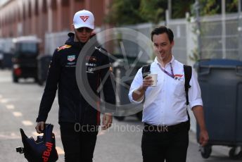 World © Octane Photographic Ltd. Formula 1 – Monaco GP. Paddock. Aston Martin Red Bull Racing RB15 – Pierre Gasly. Monte-Carlo, Monaco. Thursday 23rd May 2019.