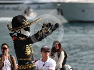 World © Octane Photographic Ltd. Formula 1 – Monaco GP. Paddock. Mario Achi, Mexican legend and ambassador of the 2019 Mexican GP. Monte-Carlo, Monaco. Thursday 23rd May 2019.