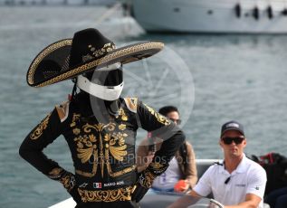 World © Octane Photographic Ltd. Formula 1 – Monaco GP. Paddock. Mario Achi, Mexican legend and ambassador of the 2019 Mexican GP. Monte-Carlo, Monaco. Thursday 23rd May 2019.