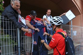 World © Octane Photographic Ltd. Formula 1 – Monaco GP. Paddock. Scuderia Ferrari SF90 – Sebastian Vettel. Monte-Carlo, Monaco. Thursday 23rd May 2019.