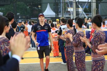 World © Octane Photographic Ltd. Formula 1 – Singapore GP - Drivers Parade. Scuderia Toro Rosso STR14 – Daniil Kvyat. Marina Bay Street Circuit, Singapore. Sunday 22nd September 2019.