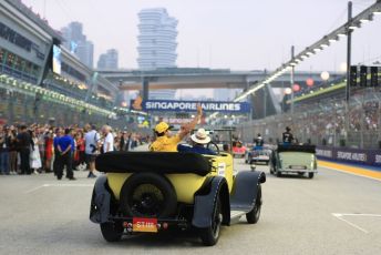 World © Octane Photographic Ltd. Formula 1 – Singapore GP - Drivers Parade. Renault Sport F1 Team RS19 – Daniel Ricciardo. Marina Bay Street Circuit, Singapore. Sunday 22nd September 2019.
