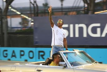 World © Octane Photographic Ltd. Formula 1 – Singapore GP - Drivers Parade. Mercedes AMG Petronas Motorsport AMG F1 W10 EQ Power+ - Lewis Hamilton. Marina Bay Street Circuit, Singapore. Sunday 22nd September 2019.