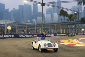 World © Octane Photographic Ltd. Formula 1 – Singapore GP - Drivers Parade. Scuderia Toro Rosso STR14 – Daniil Kvyat. Marina Bay Street Circuit, Singapore. Sunday 22nd September 2019.