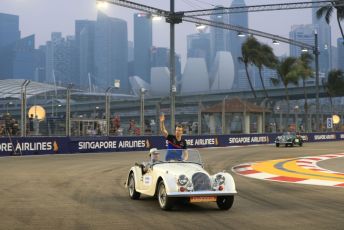 World © Octane Photographic Ltd. Formula 1 – Singapore GP - Drivers Parade. Scuderia Toro Rosso STR14 – Daniil Kvyat. Marina Bay Street Circuit, Singapore. Sunday 22nd September 2019.