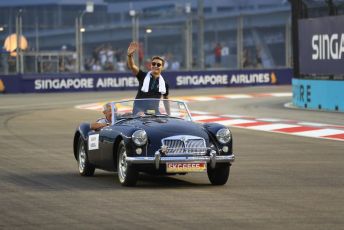 World © Octane Photographic Ltd. Formula 1 – Singapore GP - Drivers Parade. ROKiT Williams Racing FW 42 – George Russell. Marina Bay Street Circuit, Singapore. Sunday 22nd September 2019.