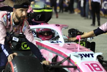 World © Octane Photographic Ltd. Formula 1 – Singapore GP - Grid. SportPesa Racing Point RP19 – Lance Stroll. Marina Bay Street Circuit, Singapore. Sunday 22nd September 2019.