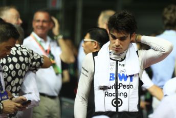 World © Octane Photographic Ltd. Formula 1 – Singapore GP - Grid. SportPesa Racing Point RP19 – Lance Stroll. Marina Bay Street Circuit, Singapore. Sunday 22nd September 2019.