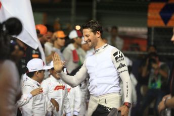 World © Octane Photographic Ltd. Formula 1 – Singapore GP - Grid. Haas F1 Team VF19 – Romain Grosjean. Marina Bay Street Circuit, Singapore. Sunday 22nd September 2019.