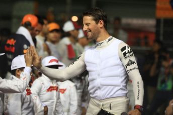 World © Octane Photographic Ltd. Formula 1 – Singapore GP - Grid. Haas F1 Team VF19 – Romain Grosjean. Marina Bay Street Circuit, Singapore. Sunday 22nd September 2019.