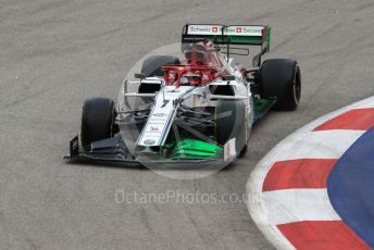 World © Octane Photographic Ltd. Formula 1 – Singapore GP - Practice 1. Alfa Romeo Racing C38 – Kimi Raikkonen. Marina Bay Street Circuit, Singapore. Friday 20th September 2019.