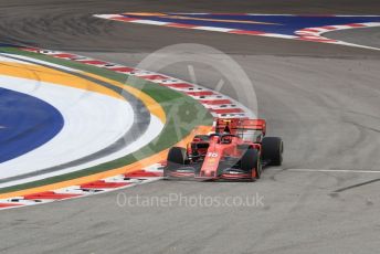 World © Octane Photographic Ltd. Formula 1 – Singapore GP - Practice 1. Scuderia Ferrari SF90 – Charles Leclerc. Marina Bay Street Circuit, Singapore. Friday 20th September 2019.