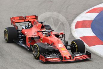 World © Octane Photographic Ltd. Formula 1 – Singapore GP - Practice 1. Scuderia Ferrari SF90 – Sebastian Vettel. Marina Bay Street Circuit, Singapore. Friday 20th September 2019.