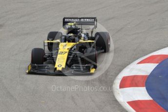 World © Octane Photographic Ltd. Formula 1 – Singapore GP - Practice 1. Renault Sport F1 Team RS19 – Nico Hulkenberg. Marina Bay Street Circuit, Singapore. Friday 20th September 2019.