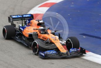 World © Octane Photographic Ltd. Formula 1 – Singapore GP - Practice 1. McLaren MCL34 – Carlos Sainz. Marina Bay Street Circuit, Singapore. Friday 20th September 2019.