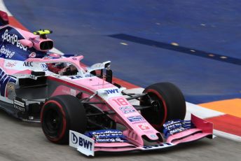 World © Octane Photographic Ltd. Formula 1 – Singapore GP - Practice 1. SportPesa Racing Point RP19 – Lance Stroll. Marina Bay Street Circuit, Singapore. Friday 20th September 2019.