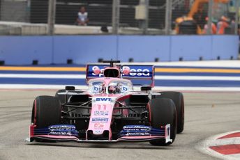 World © Octane Photographic Ltd. Formula 1 – Singapore GP - Practice 1. SportPesa Racing Point RP19 - Sergio Perez. Marina Bay Street Circuit, Singapore. Friday 20th September 2019.