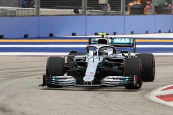 World © Octane Photographic Ltd. Formula 1 – Singapore GP - Practice 1. Mercedes AMG Petronas Motorsport AMG F1 W10 EQ Power+ - Valtteri Bottas. Marina Bay Street Circuit, Singapore. Friday 20th September 2019.